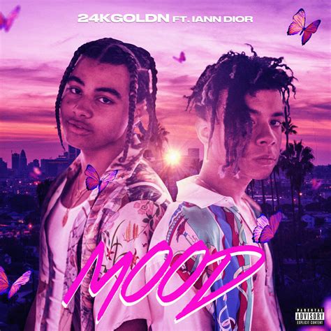 mood 24kgoldn featuring iann dior|mood feat Iann Dior lyrics.